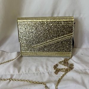 $99 Inc concepts women golden clutch part wear wallet